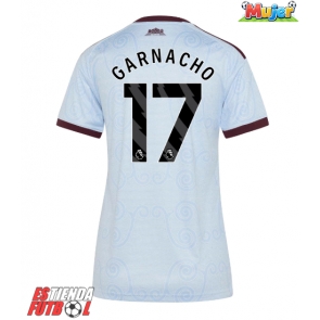 Aston Villa Alejandro Garnacho #17 Tercera Equipación Mujer 2026-27 Manga Corta